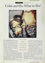 Better Homes & Gardens December 1994 Magazine Article: Colds and Flu: What to Do?