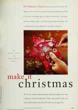 Better Homes & Gardens December 1994 Magazine Article: Make it christmas