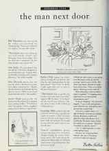 Better Homes & Gardens December 1994 Magazine Article: The man next door