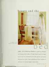 Better Homes & Gardens January 1995 Magazine Article: Beauty and the bed