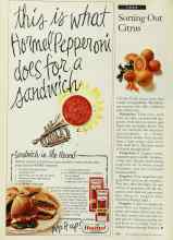 Better Homes & Gardens January 1995 Magazine Article: Sorting Out Citrus