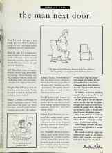 Better Homes & Gardens January 1995 Magazine Article: The man next door