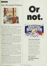 Better Homes & Gardens February 1995 Magazine Article: Sun-Resistant Fabrics