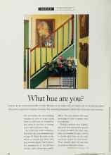 Better Homes & Gardens March 1995 Magazine Article: What hue are you?