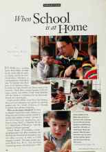 Better Homes & Gardens March 1995 Magazine Article: When School is at Home