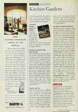 Better Homes & Gardens March 1995 Magazine Article: Kitchen gardens