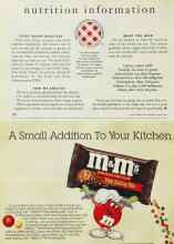 Better Homes & Gardens March 1995 Magazine Article: Nutrition information