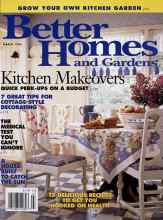 Better Homes & Gardens March 1995 Magazine Cover