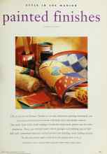 Better Homes & Gardens April 1995 Magazine Article: Painted finishes