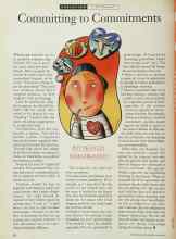 Better Homes & Gardens April 1995 Magazine Article: Committing to Commitments