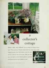 Better Homes & Gardens April 1995 Magazine Article: A collector's cottage