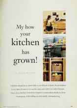Better Homes & Gardens April 1995 Magazine Article: My how your kitchen has grown!