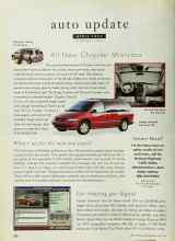 Better Homes & Gardens April 1995 Magazine Article: All-New Chrysler Minivans