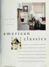 Better Homes & Gardens May 1995 Magazine Article: American classics