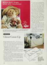 Better Homes & Gardens May 1995 Magazine Article: Clever Cover-Up