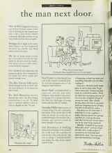 Better Homes & Gardens May 1995 Magazine Article: The man next door