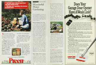 Better Homes & Gardens May 1995 Magazine Article: Wonderful Water Gardening