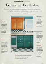 Better Homes & Gardens June 1995 Magazine Article: Dollar-Saving Facelift Ideas