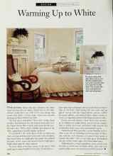 Better Homes & Gardens June 1995 Magazine Article: Warming Up to White
