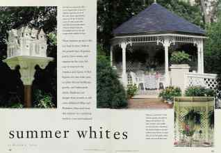 Better Homes & Gardens June 1995 Magazine Article: Summer whites