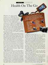 Better Homes & Gardens July 1995 Magazine Article: Health On The Go