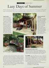 Better Homes & Gardens July 1995 Magazine Article: Lazy Days of Summer