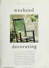 Better Homes & Gardens July 1995 Magazine Article: weekend decorating