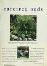 Better Homes & Gardens August 1995 Magazine Article: Carefree beds
