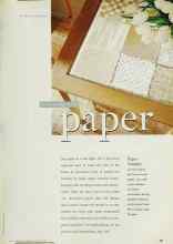 Better Homes & Gardens August 1995 Magazine Article: Decorating with paper