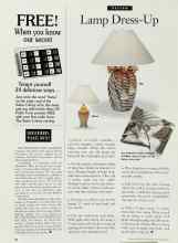 Better Homes & Gardens September 1995 Magazine Article: Lamp Dress-Up