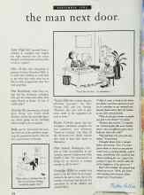 Better Homes & Gardens September 1995 Magazine Article: The man next door