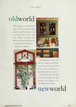 Better Homes & Gardens October 1995 Magazine Article: Oldworld newworld