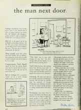 Better Homes & Gardens October 1995 Magazine Article: The man next door