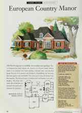 Better Homes & Gardens November 1995 Magazine Article: European Country Manor