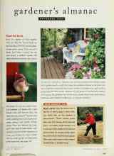 Better Homes & Gardens November 1995 Magazine Article: Feed the birds