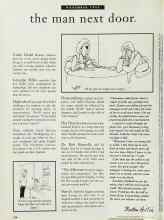 Better Homes & Gardens November 1995 Magazine Article: The man next door