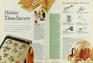 Better Homes & Gardens November 1995 Magazine Article: Holiday TimeSavers