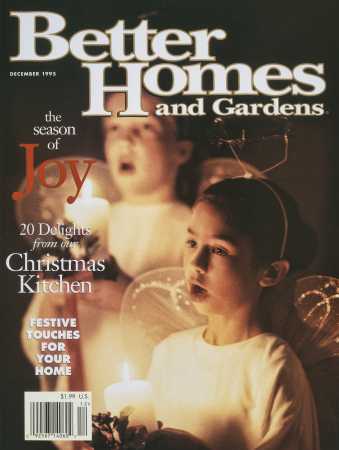Better Homes & Gardens December 1995 Magazine Cover