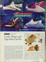Better Homes & Gardens December 1995 Magazine Article: Cards, Wraps, and Tags Kids Can Do