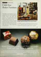 Better Homes & Gardens December 1995 Magazine Article: Child-Size Shaker Furniture