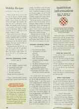 Better Homes & Gardens December 1995 Magazine Article: Nutrition information