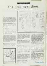 Better Homes & Gardens December 1995 Magazine Article: The man next door