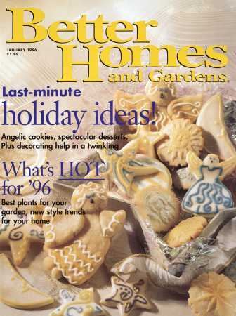 Better Homes & Gardens January 1996 Magazine Cover
