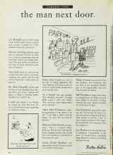 Better Homes & Gardens January 1996 Magazine Article: The man next door