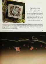 Better Homes & Gardens February 1996 Magazine Article: Embroidered Everlastings