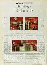 Better Homes & Gardens February 1996 Magazine Article: Striking a Balance