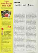 Better Homes & Gardens February 1996 Magazine Article: Really Con Queso