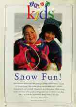 Better Homes & Gardens February 1996 Magazine Article: Snow Fun!