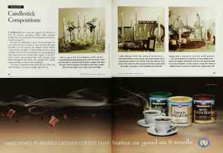Better Homes & Gardens February 1996 Magazine Article: Candlestick Compositions