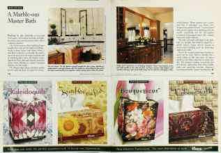 Better Homes & Gardens February 1996 Magazine Article: A Marble-ous Master Bath